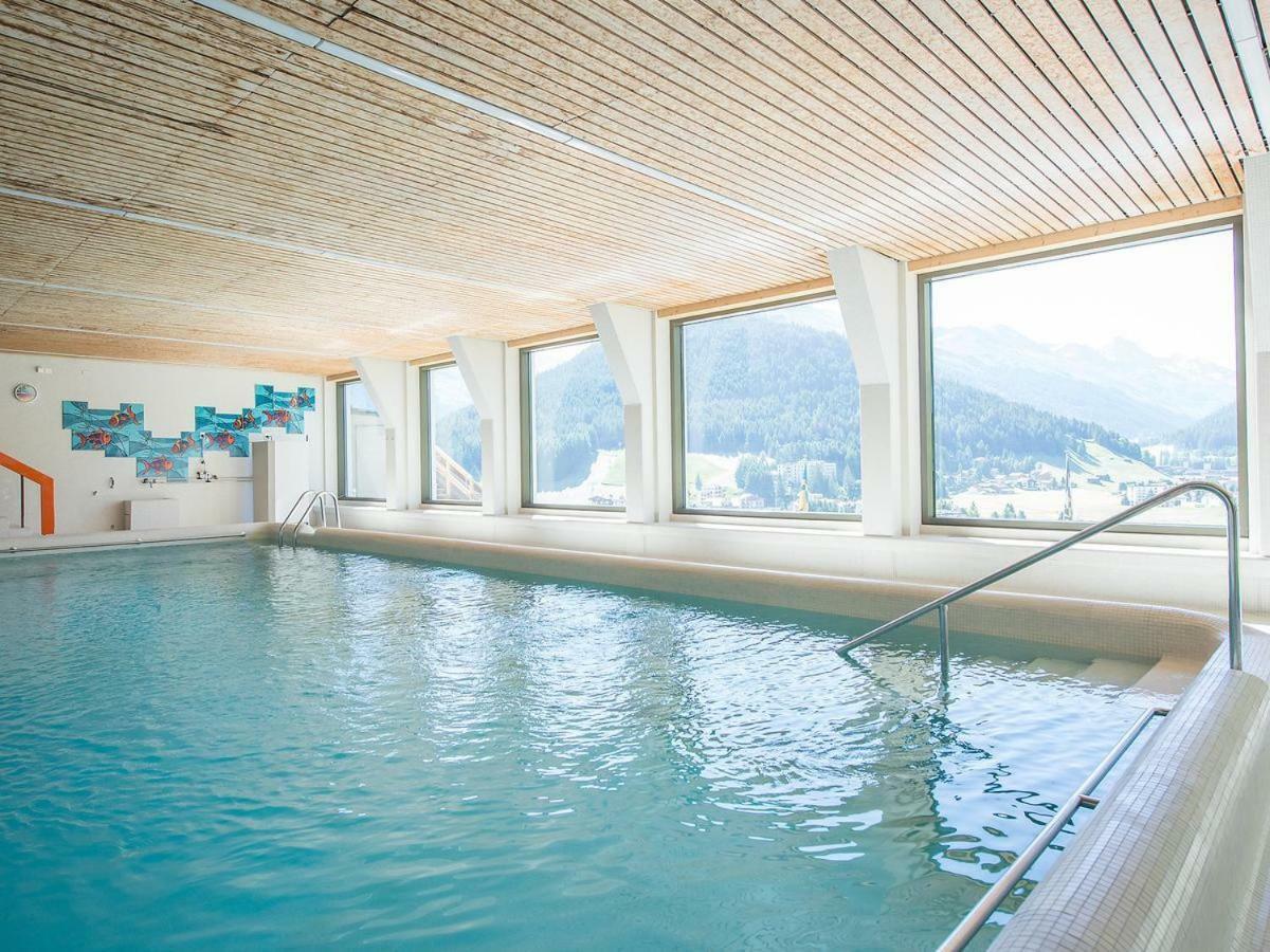 Spectacular View & Central Location In Davos Exterior foto