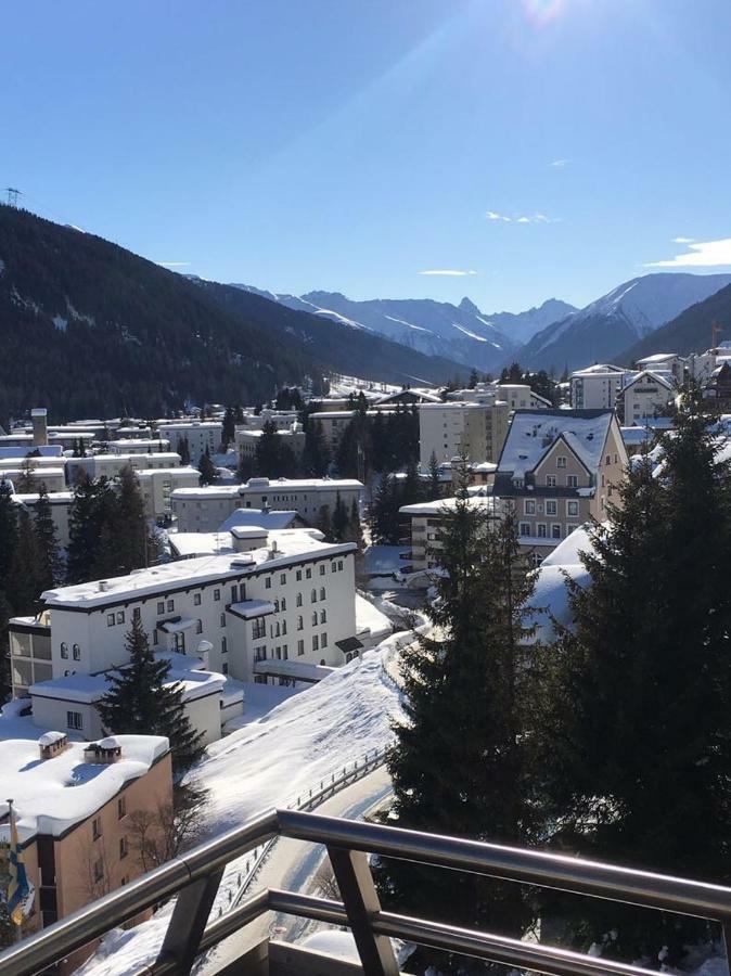 Spectacular View & Central Location In Davos Exterior foto