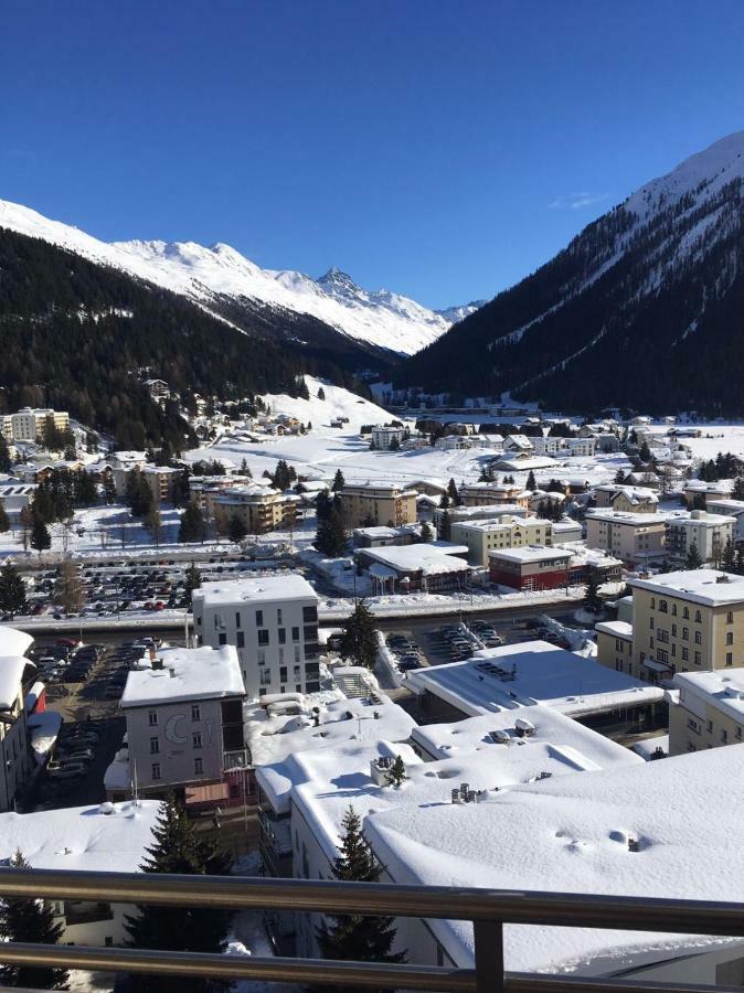 Spectacular View & Central Location In Davos Exterior foto