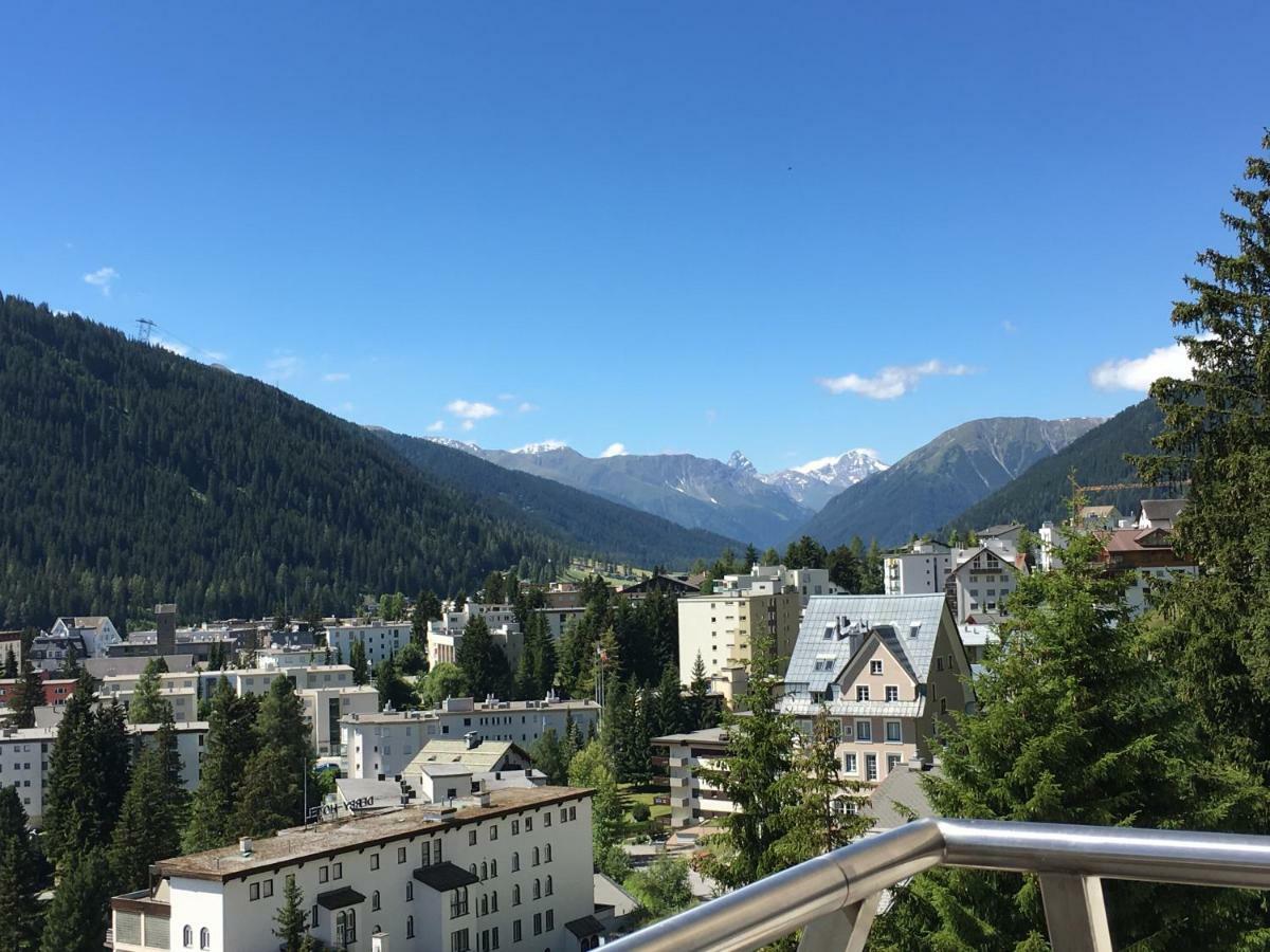 Spectacular View & Central Location In Davos Exterior foto